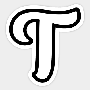 Letter T Sticker